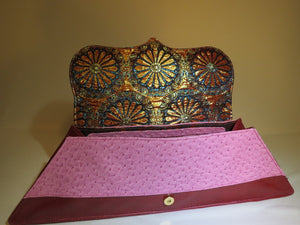 The Agnes Clutch - Fleur de Lis